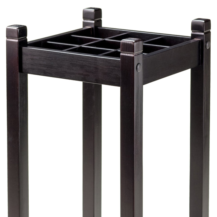 Jana Umbrella Stand with Tray, Espresso