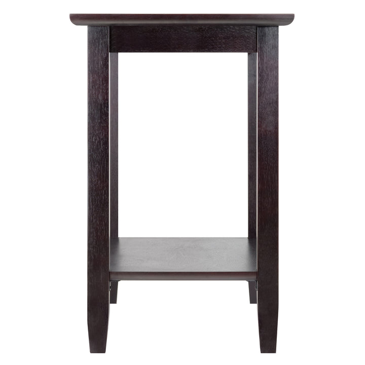 Genoa Rectangular End Table, Espresso