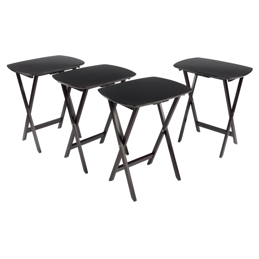 Chandler 4-Pc Snack Table Set, Espresso