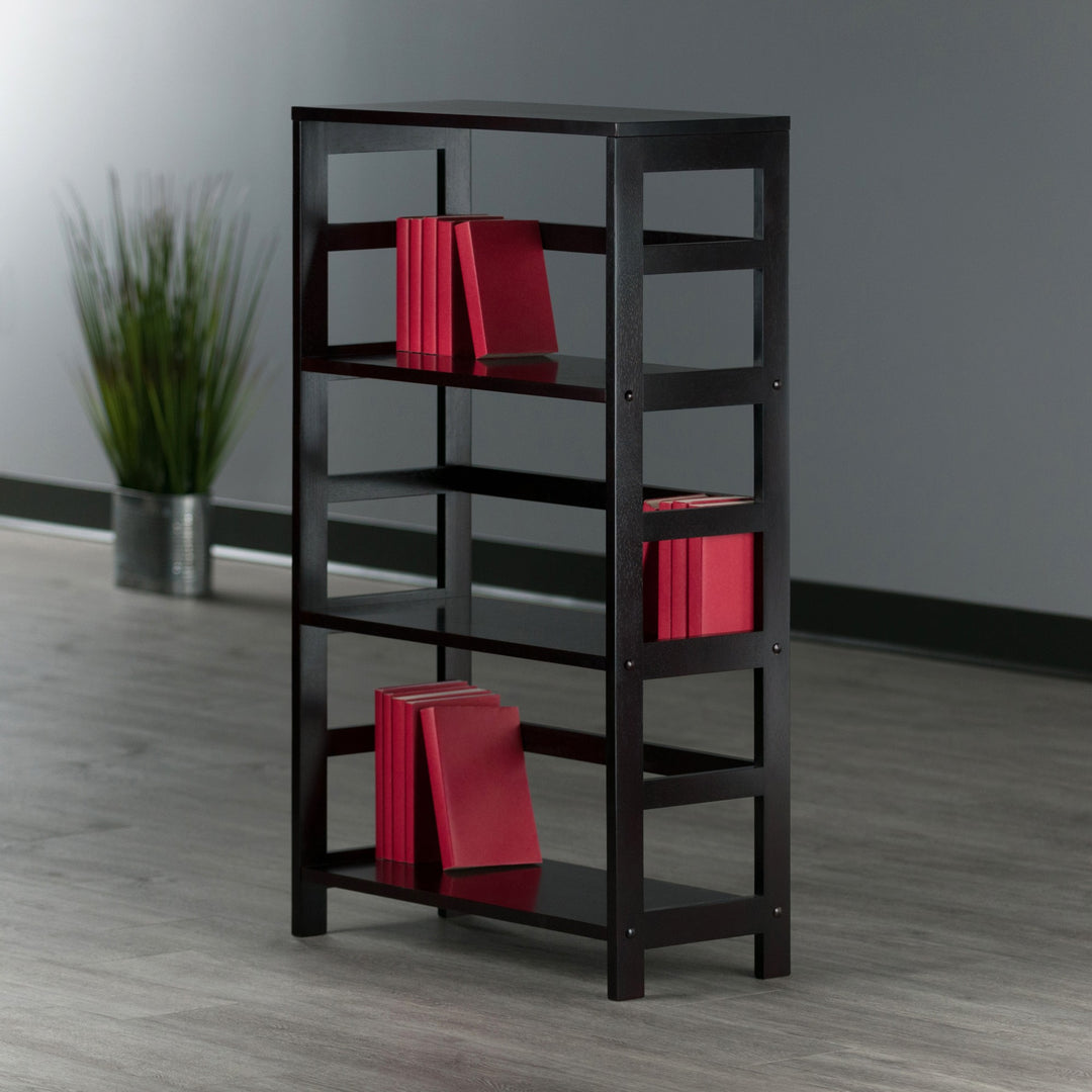 Leo 3-Tier Storage Shelf, Espresso