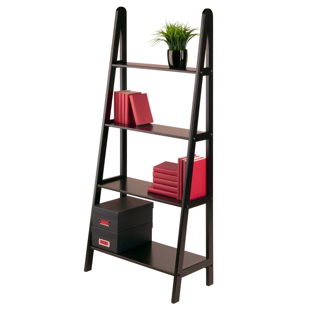 Avalon 4-Tier A-Frame Shelf, Espresso