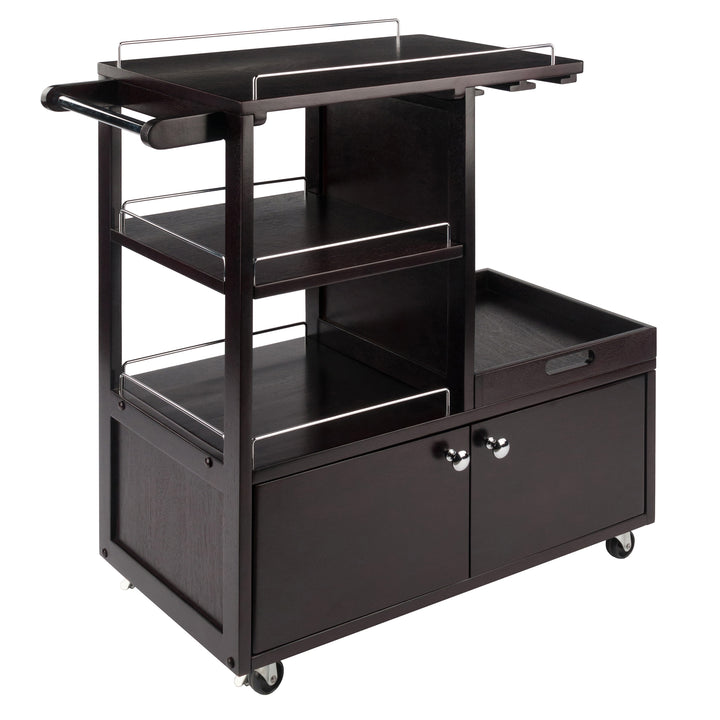 Galen Entertainment Cart, Espresso