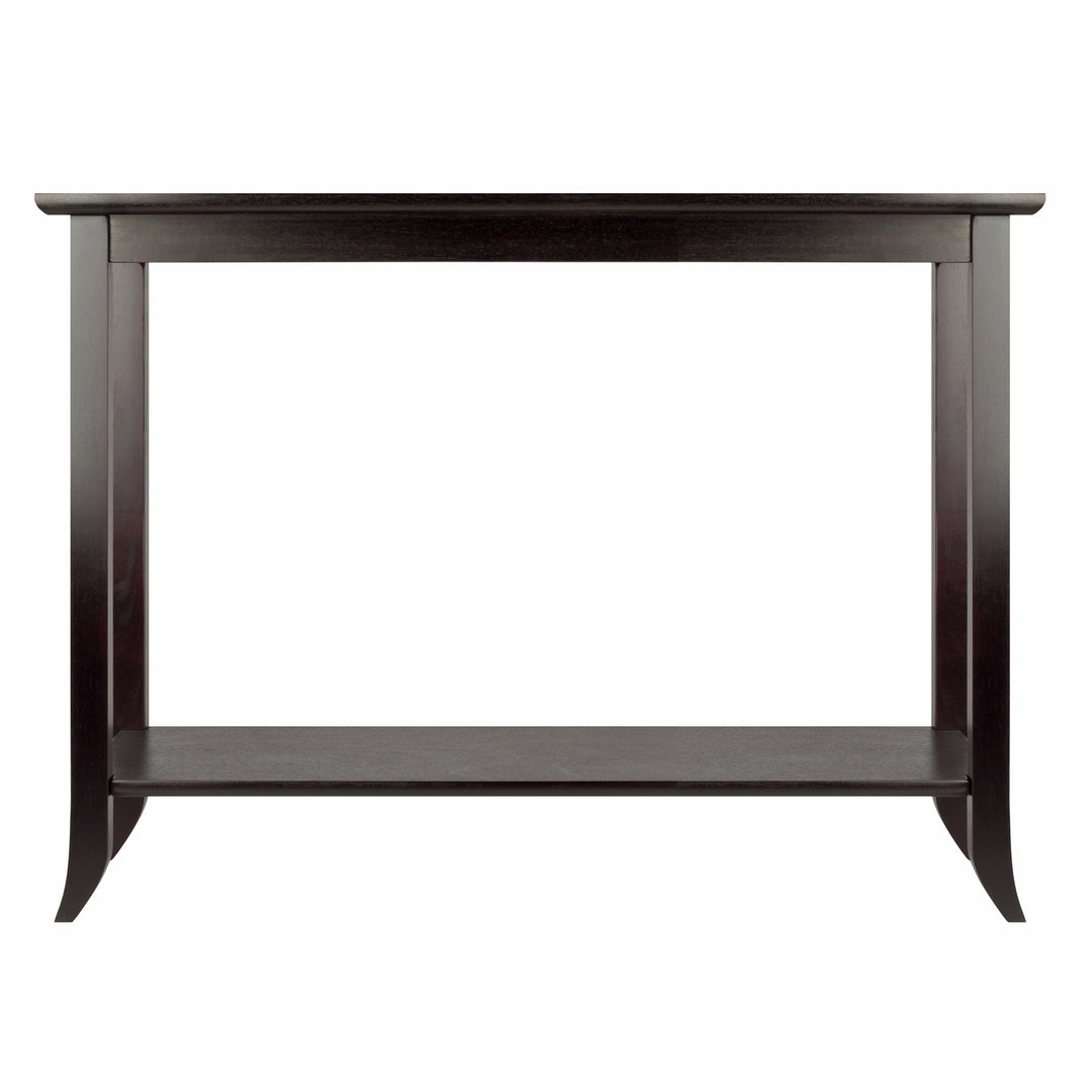 Genoa Rectangular Console Table, Espresso