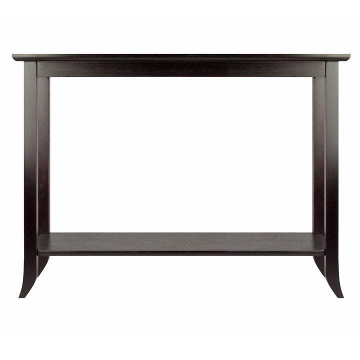 Genoa Rectangular Console Table, Espresso