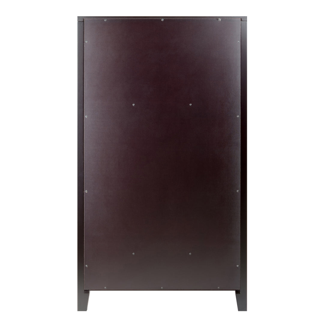 Bordeaux 25-Bottle Wine Cabinet, Espresso