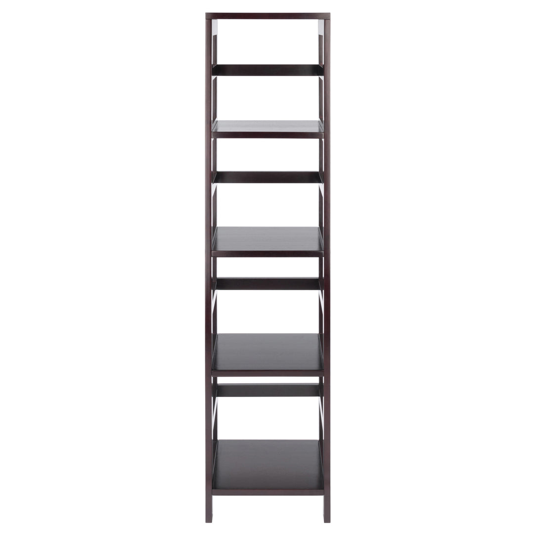 Leo 4-Tier Storage Shelf, Espresso