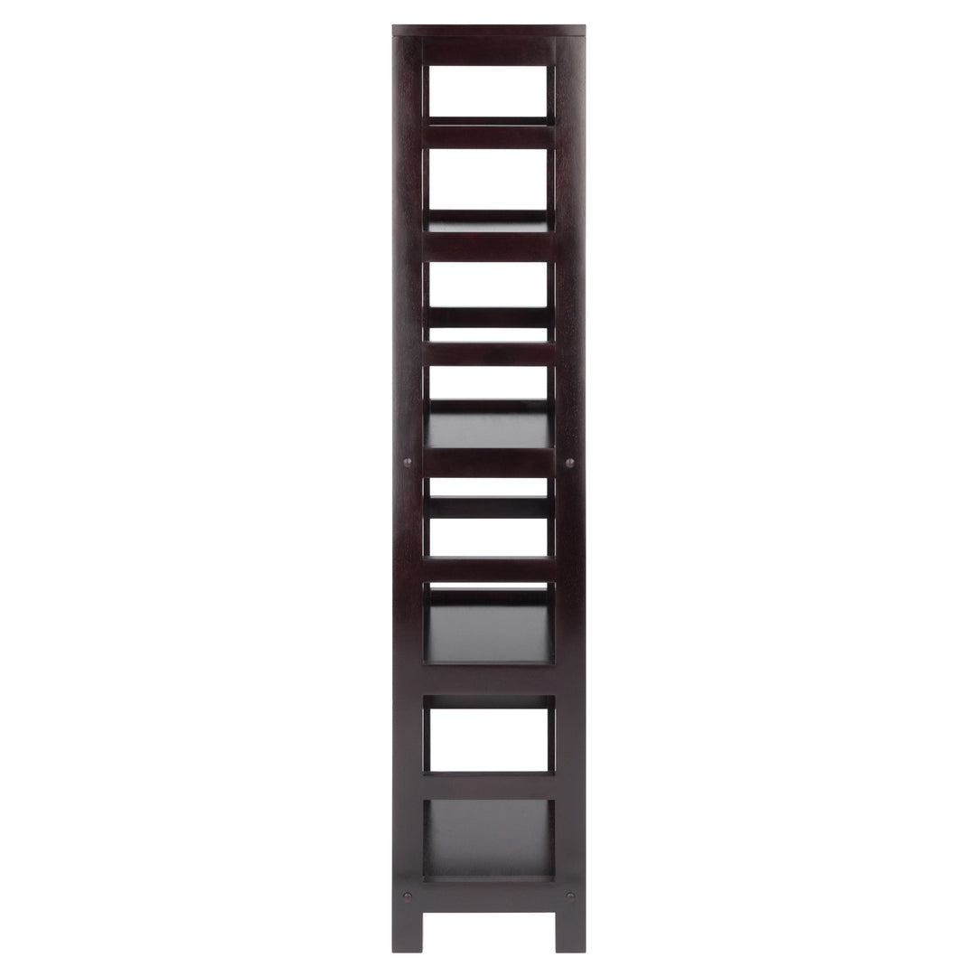 Leo 4-Tier Storage Shelf, Espresso