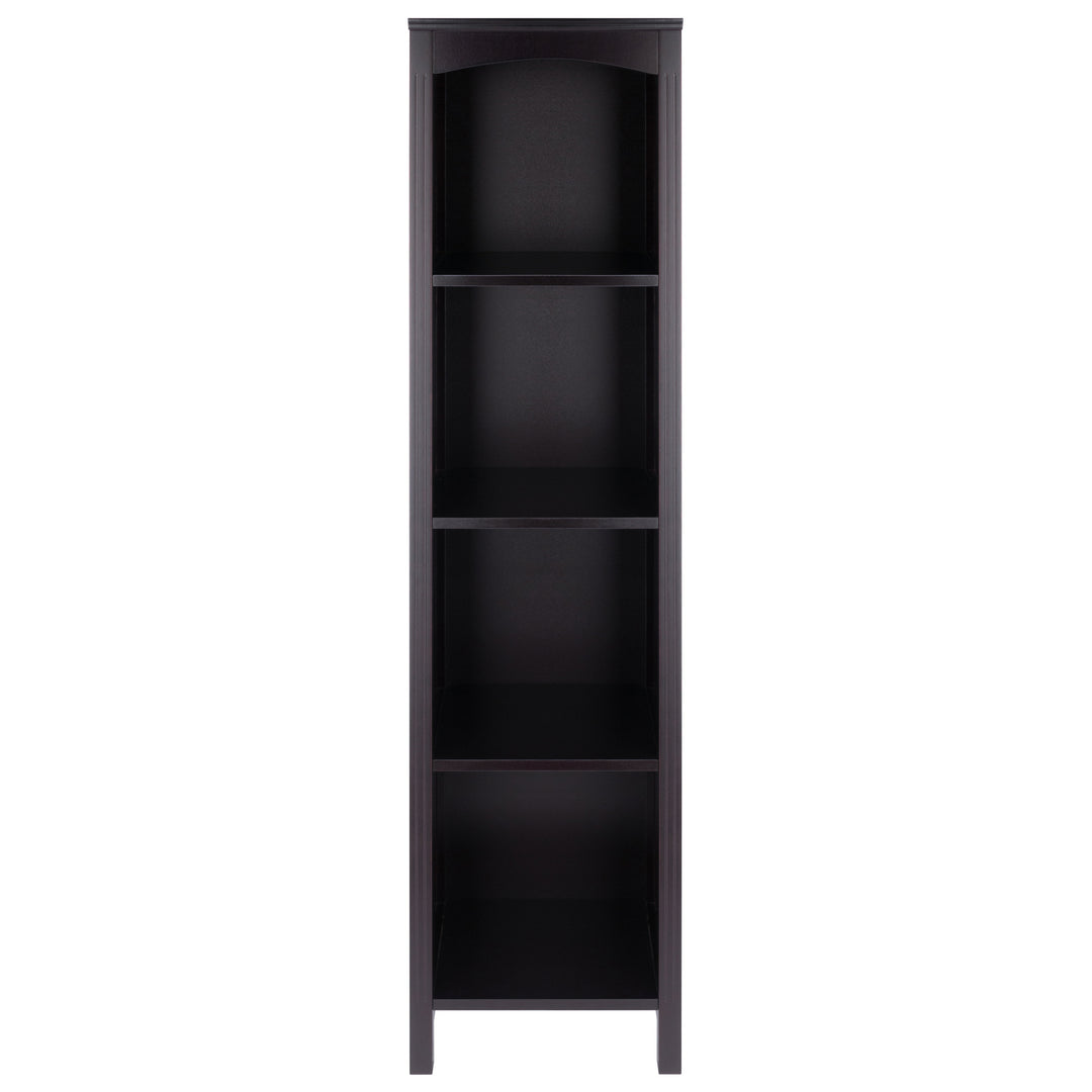 Terrace 5-Section Narrow Bookcase, Espresso