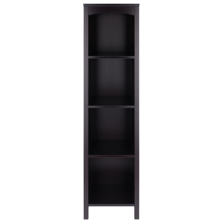 Terrace 5-Section Narrow Bookcase, Espresso