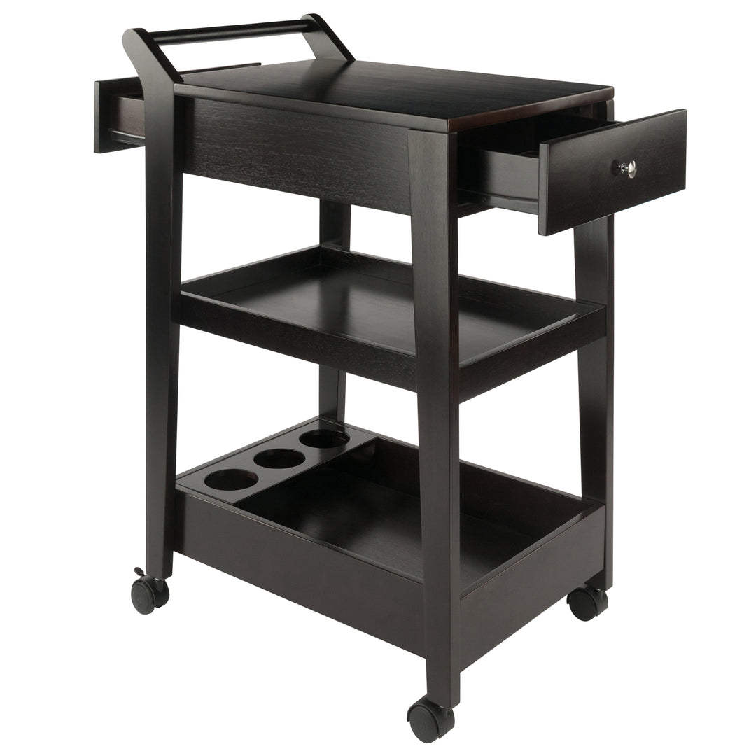 Jeston Entertainment Cart, Espresso