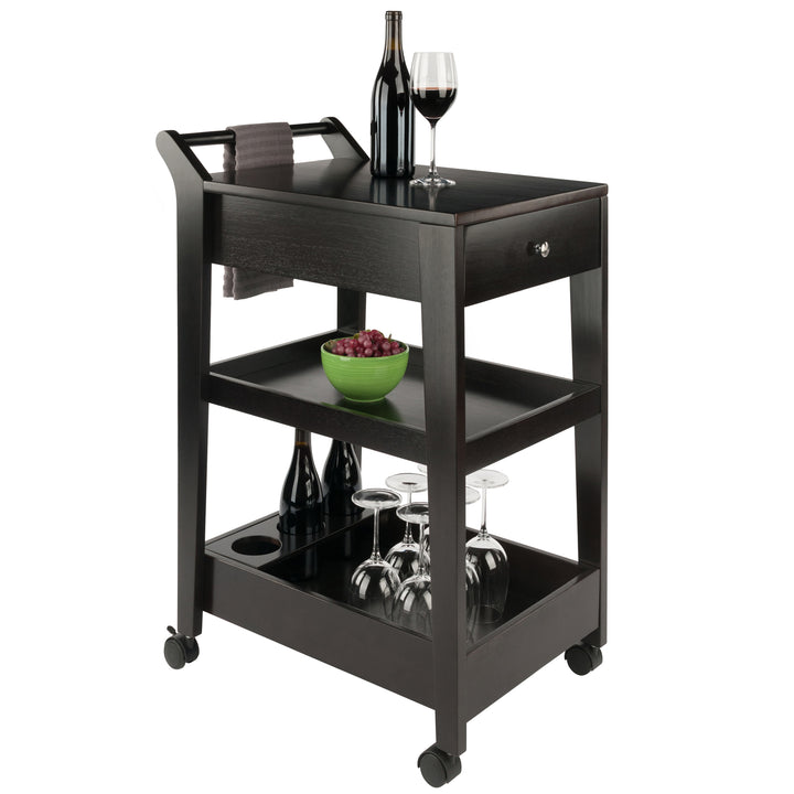 Jeston Entertainment Cart, Espresso