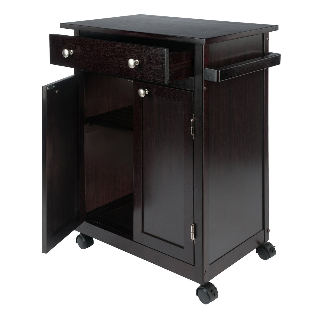 Savannah Kitchen Utility Cart, Espresso