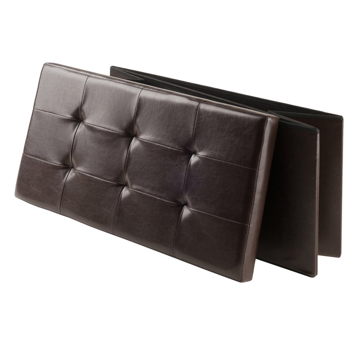 Ashford Rectangular Storage Ottoman, Espresso