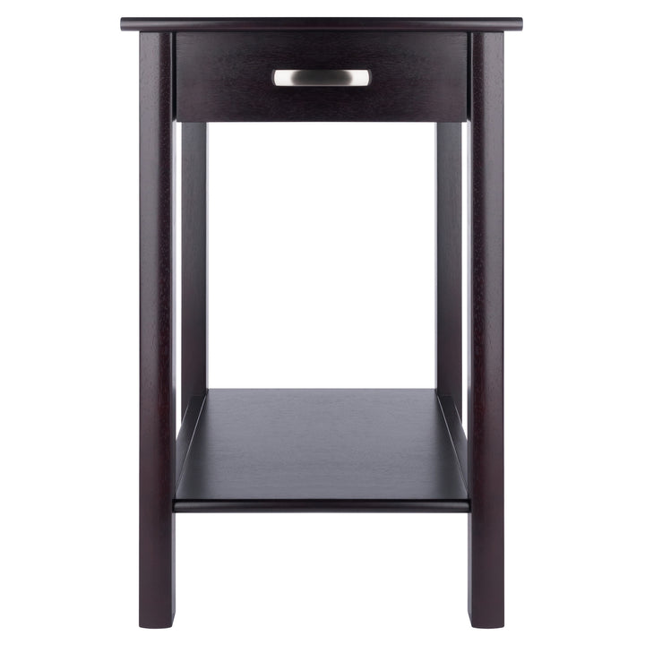 Liso End Table, Espresso