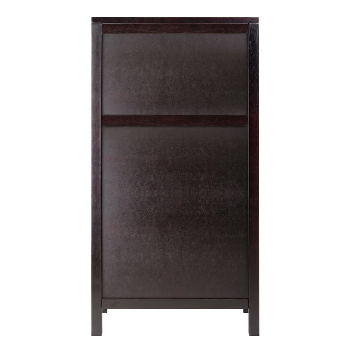 Ancona 20-Bottle Wine Cabinet, Espresso