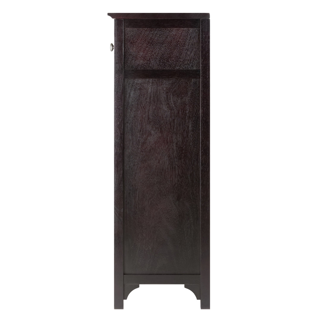 Ancona 24-Bottle Wine Cabinet, Espresso