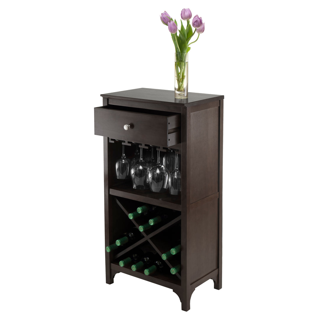 Ancona Wine Cabinet, Espresso