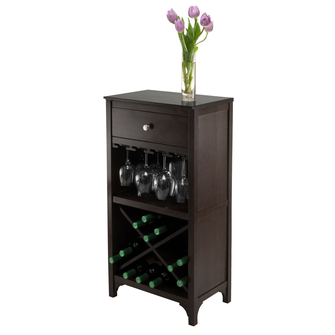 Ancona Wine Cabinet, Espresso