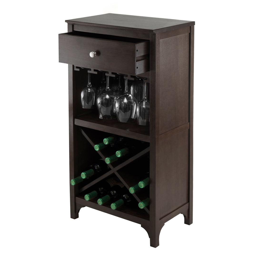 Ancona Wine Cabinet, Espresso