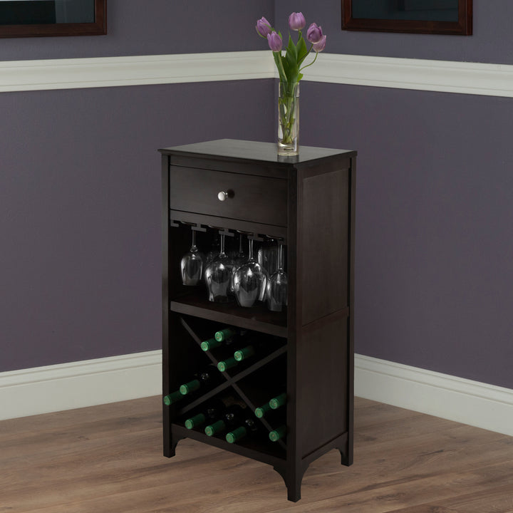 Ancona Wine Cabinet, Espresso