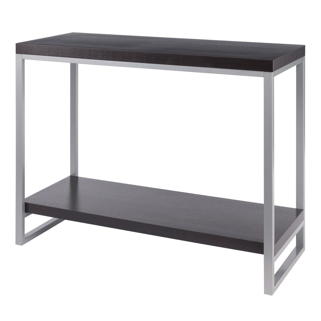 Jared Console Table, Gray and Espresso