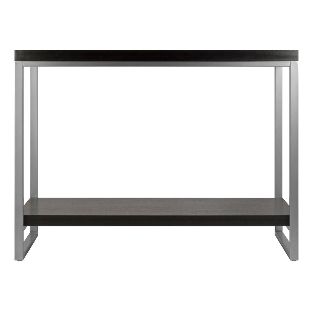 Jared Console Table, Gray and Espresso