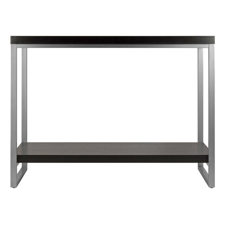 Jared Console Table, Gray and Espresso