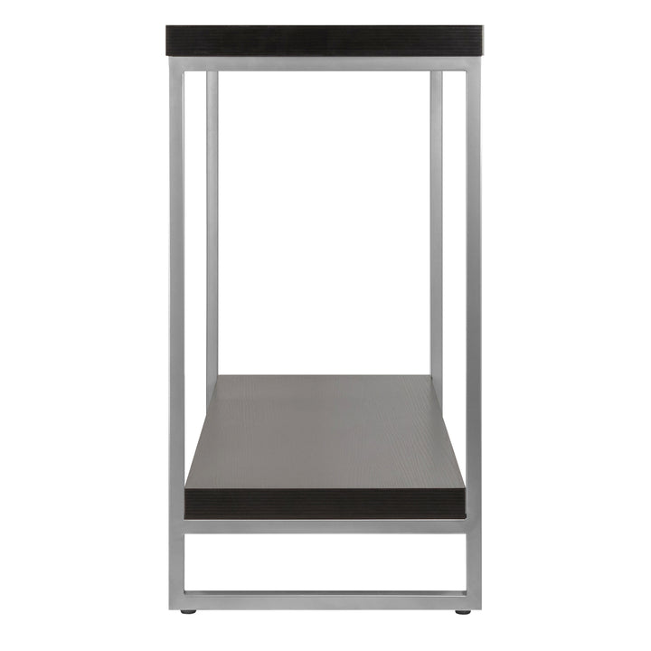 Jared Console Table, Gray and Espresso