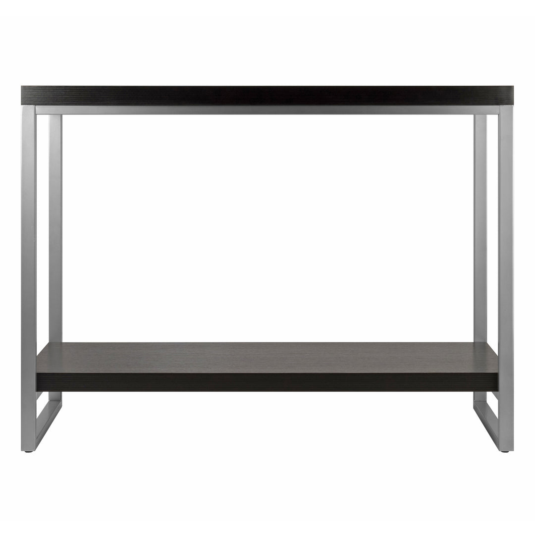 Jared Console Table, Gray and Espresso