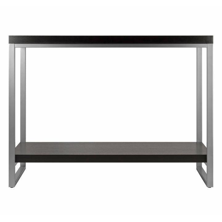 Jared Console Table, Gray and Espresso