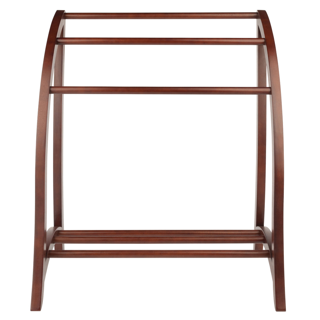 Betsy 3-Rod Blanket Rack, Walnut