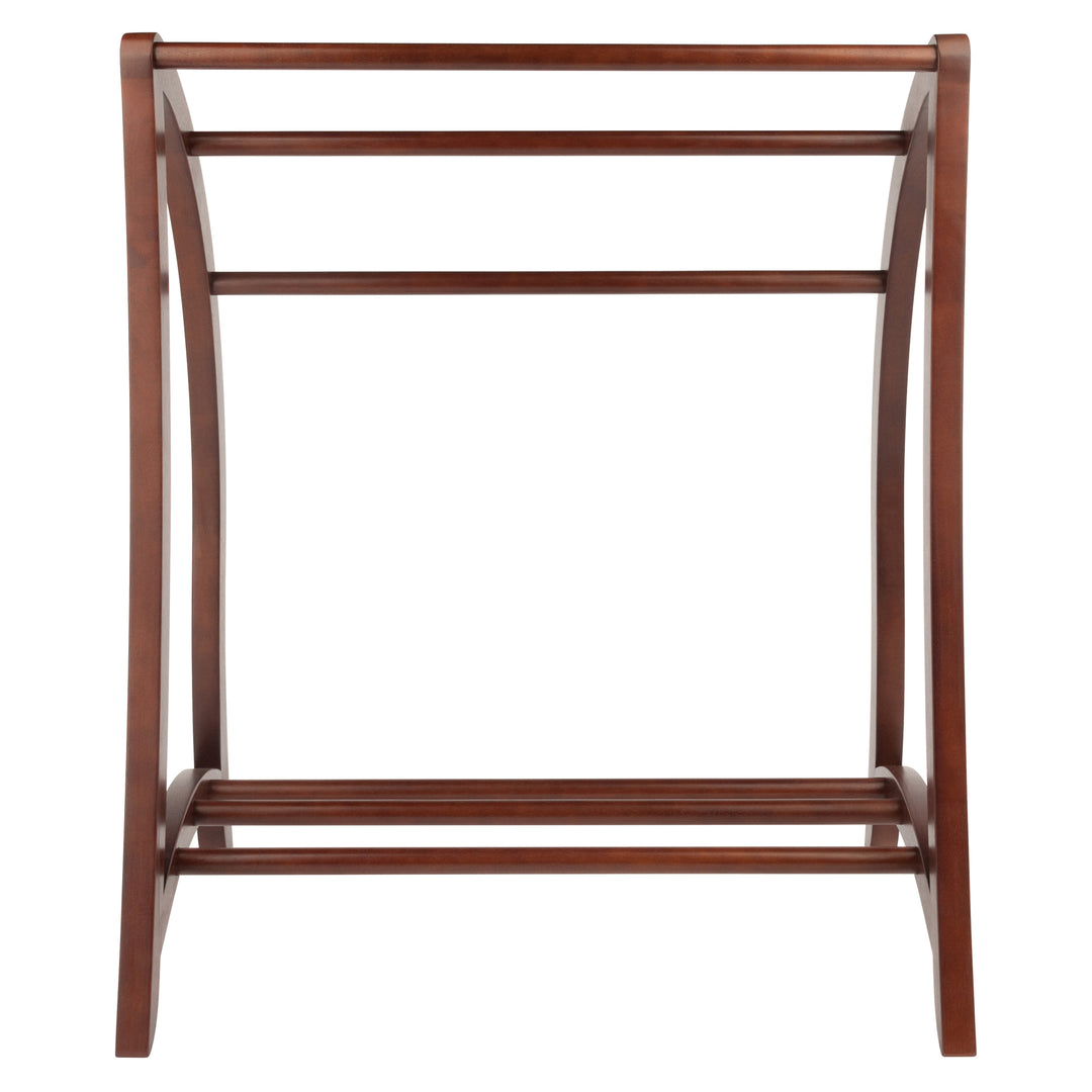 Betsy 3-Rod Blanket Rack, Walnut