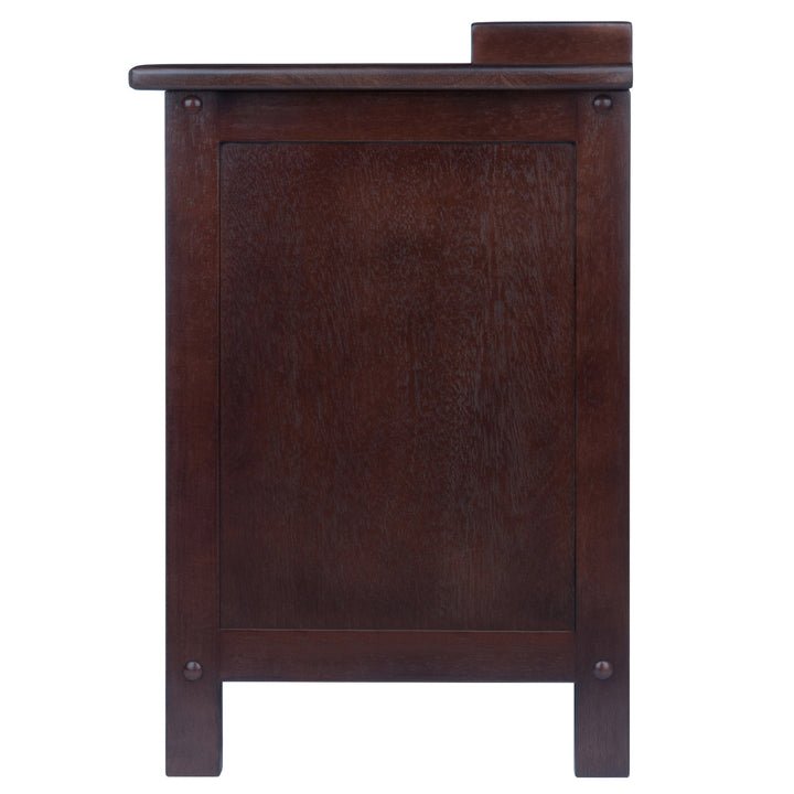 Adriana 3-Drawer Bench with Storage, Walnut