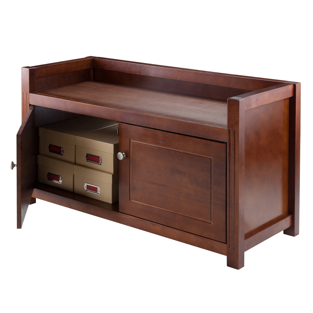 Charleston Storage Bench, Walnut