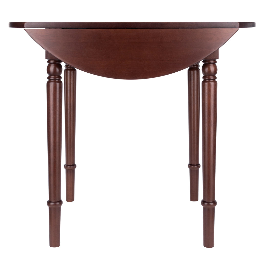 Sorella Round Double Drop Leaf Dining Table, Walnut