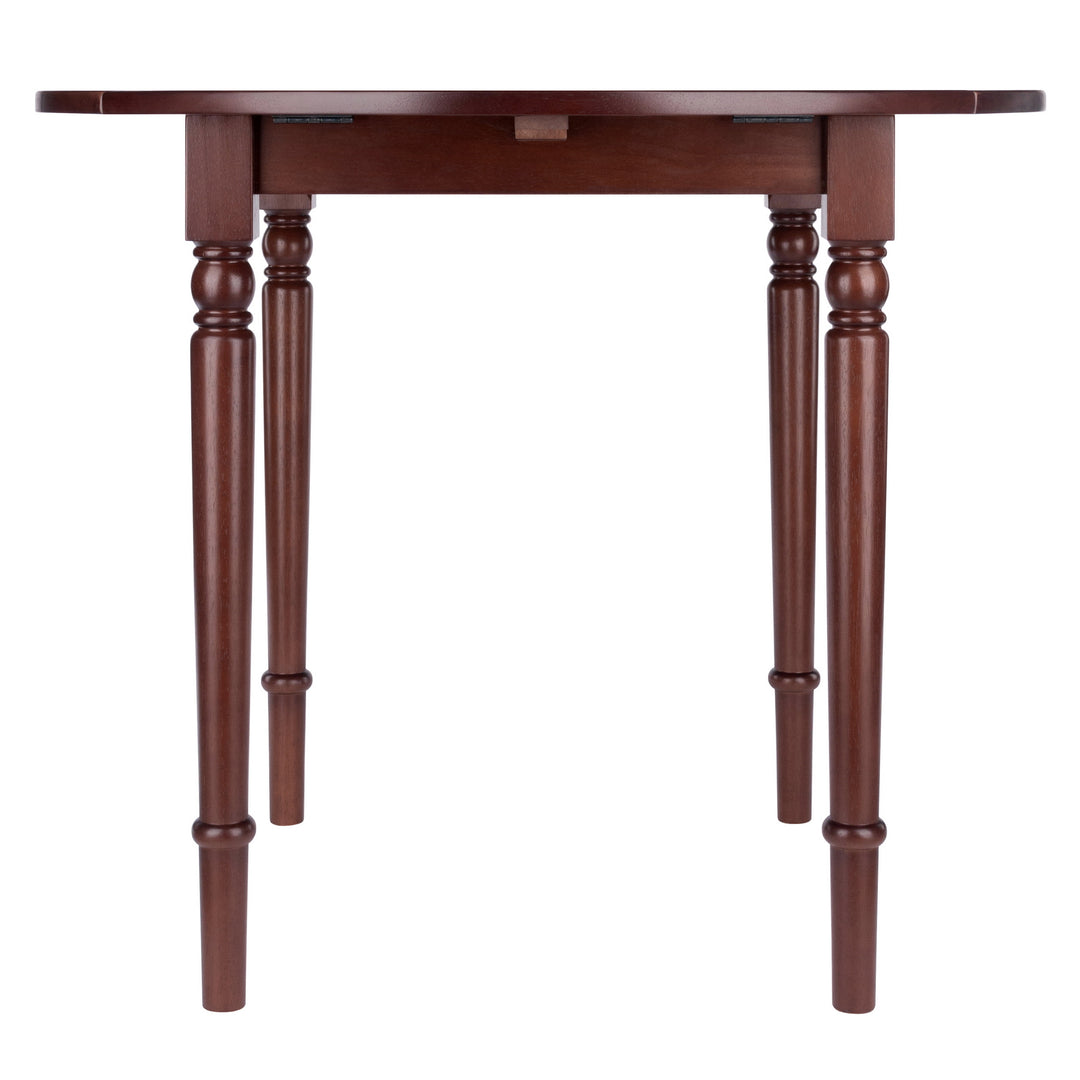 Sorella Round Double Drop Leaf Dining Table, Walnut