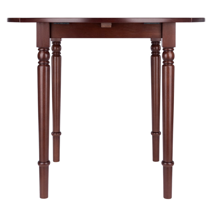 Sorella Round Double Drop Leaf Dining Table, Walnut