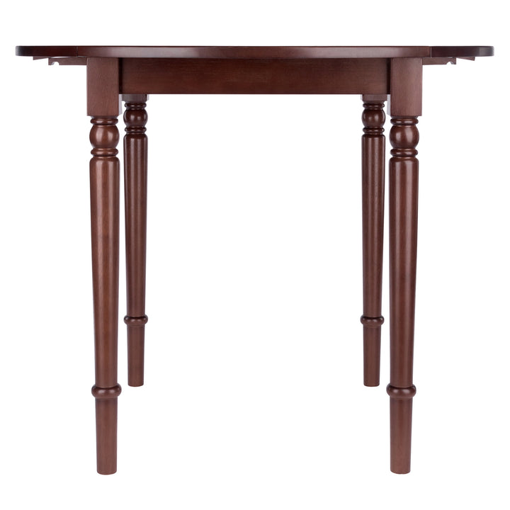 Sorella Round Double Drop Leaf Dining Table, Walnut