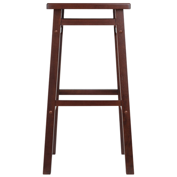 Carter Square Seat Bar Stool, Walnut