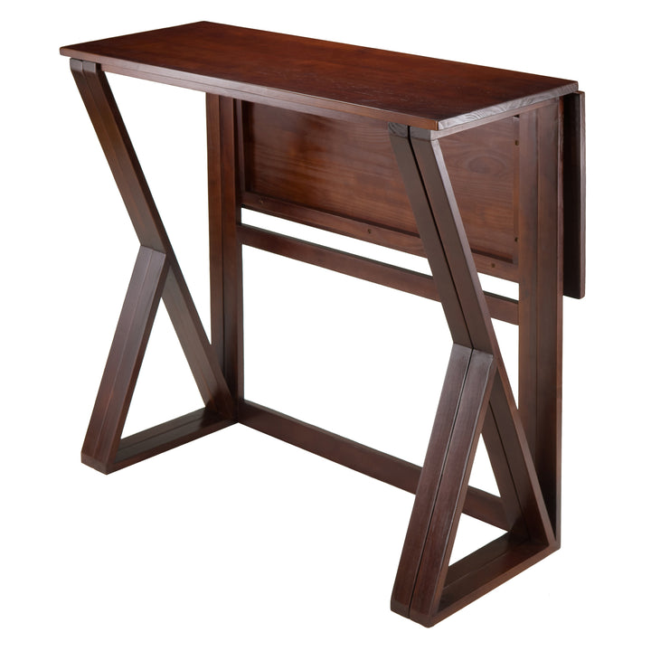 Harrington Drop Leaf High Table, Walnut