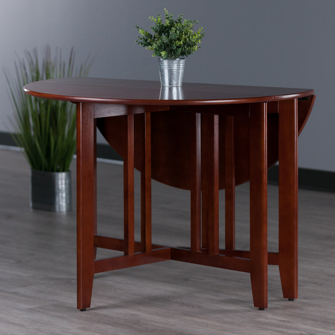 Alamo Double Drop Leaf Dining Table, Walnut