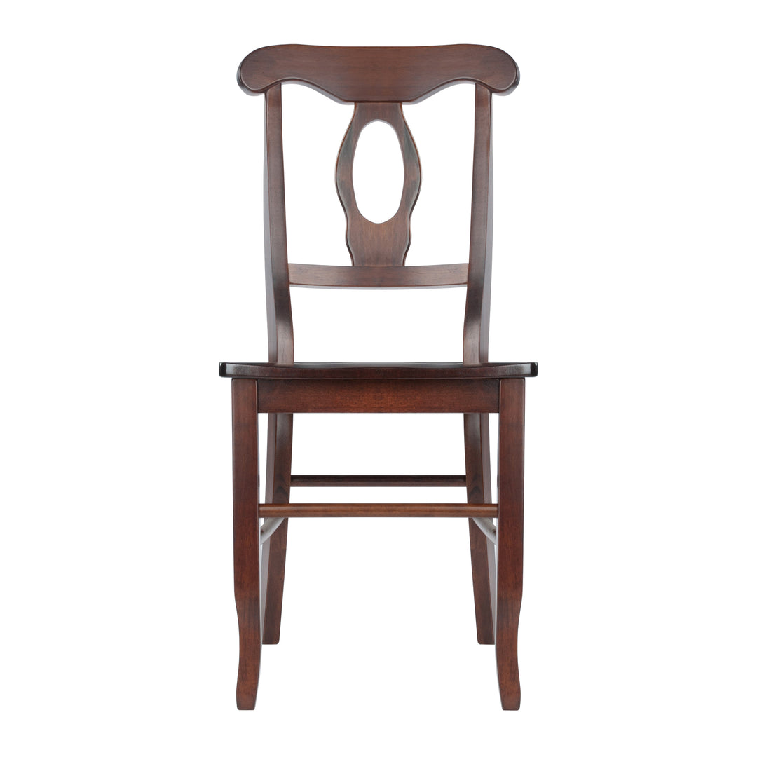 Renaissance 2-Pc Key Hole-back Chair Set, Walnut