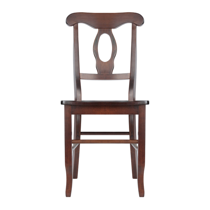 Renaissance 2-Pc Key Hole-back Chair Set, Walnut