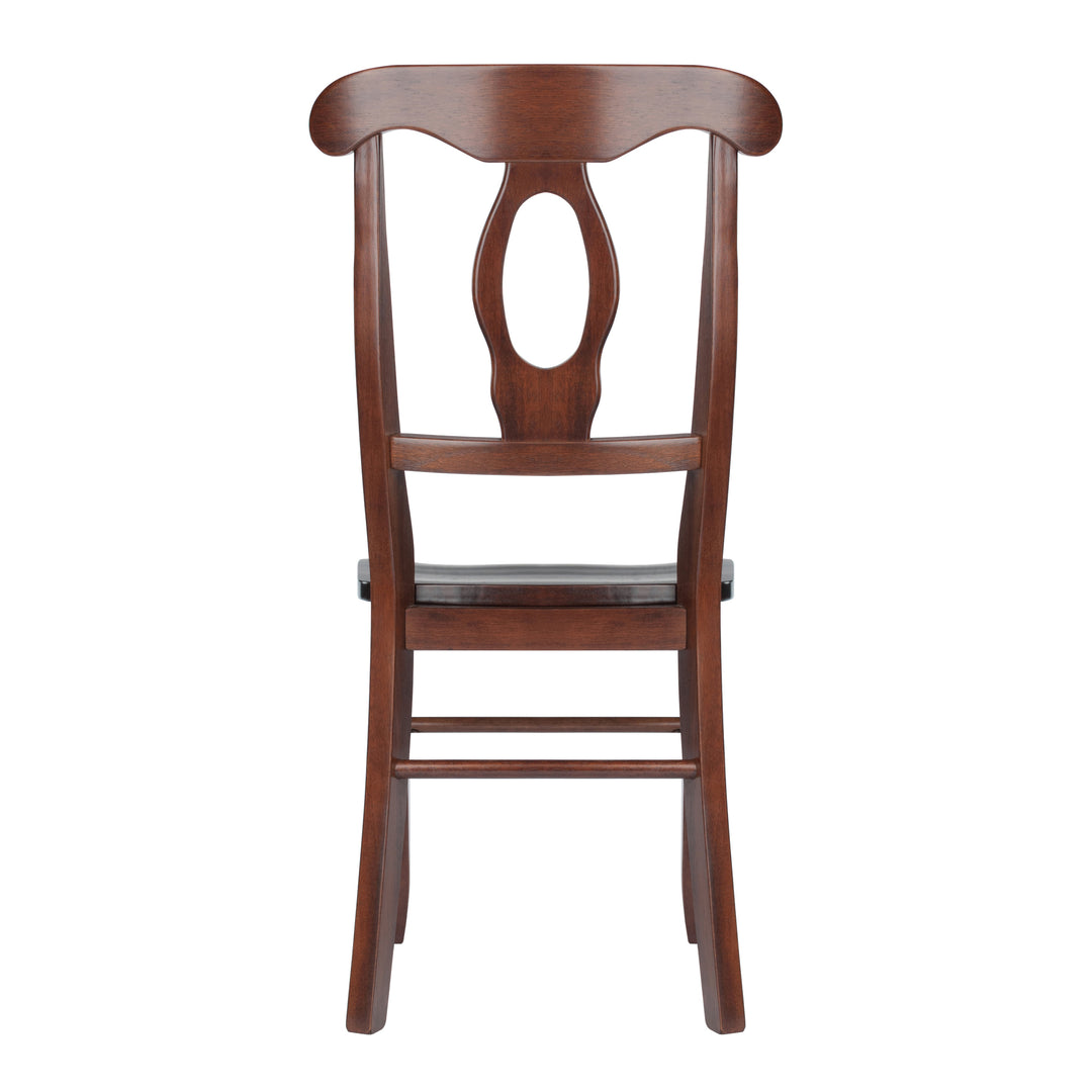 Renaissance 2-Pc Key Hole-back Chair Set, Walnut