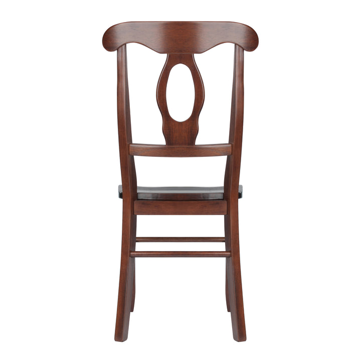 Renaissance 2-Pc Key Hole-back Chair Set, Walnut