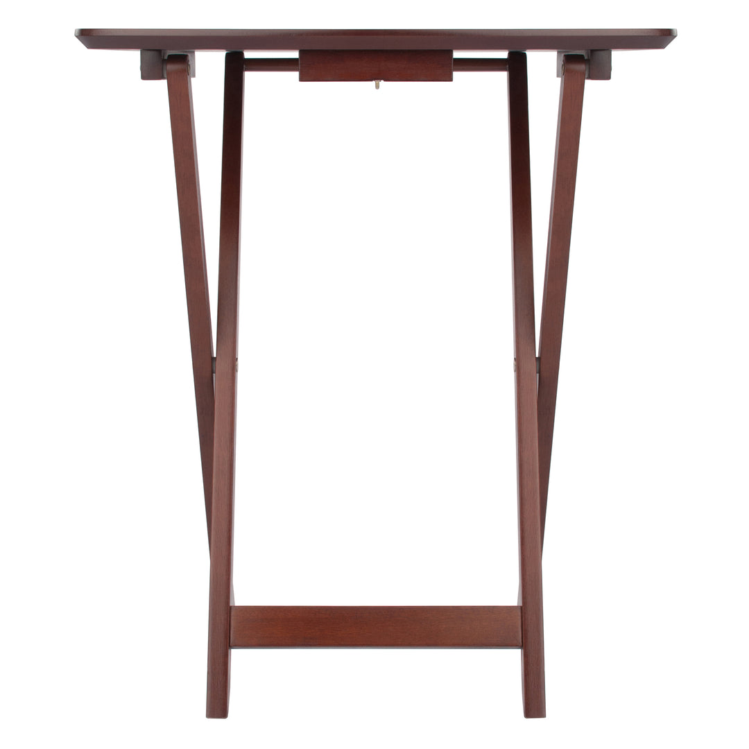 Darlene 2-Pc Snack Table Set, Walnut