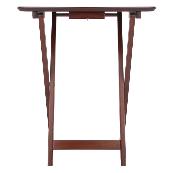 Darlene 2-Pc Snack Table Set, Walnut