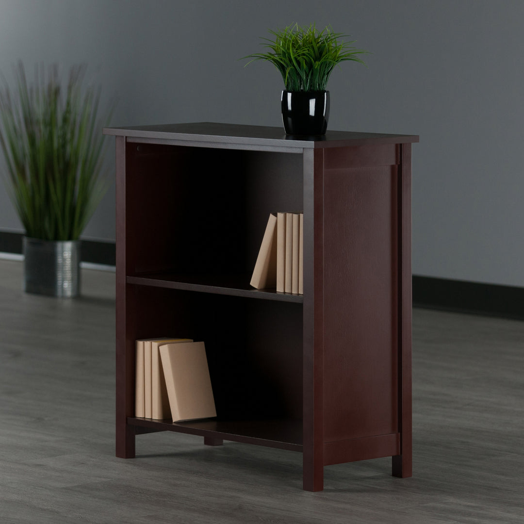 Milan 2-Section Storage Shelf, Walnut