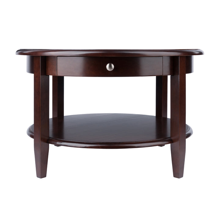 Concord Round Coffee Table, Walnut