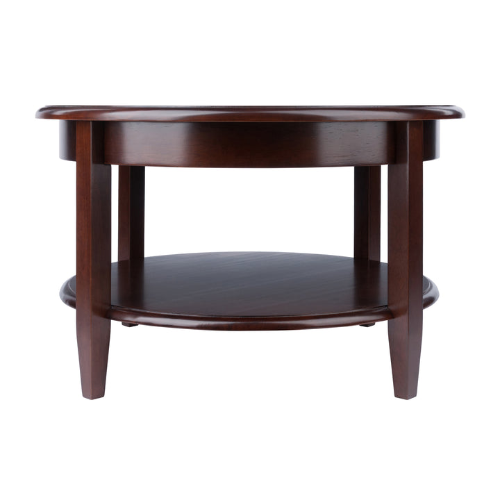 Concord Round Coffee Table, Walnut